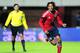 BUENOS AIRES, ARGENTINA - JUNE 06: Juan Cuadrado of Colombia celebrates after shooting a penalty kick to score the second goal during the International Friendly Match between Colombia and Jordan at Pedro Bidegain Stadium on June 06, 2014 in Buenos Aires, Argentina. (Photo by Alfredo Herms/Getty Images)