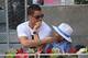 MADRID, SPAIN - MAY 08: Real Madrid footballer Cristiano Ronaldo and his son Cristiano Ronaldo Junior watch Rafael Nadal of Spain against Jarkko Nieminen of Finland in their third round match during day six of the Mutua Madrid Open tennis tournament at the Caja Magica on May 8, 2014 in Madrid, Spain. (Photo by Clive Brunskill/Getty Images)