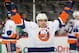 DENVER, CO - JANUARY 10: John Tavares #91 of the New York Islanders skates prior to the game against the Colorado Avalanche at the Pepsi Center on January 10, 2014 in Denver, Colorado. The Islanders defeated the Avalanche in overtime 2-1. (Photo by Michael Martin/NHLI via Getty Images)
