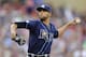 MINNEAPOLIS, MN - JULY 19: David Price #14 of the Tampa Bay Rays delivers a pitch against the Minnesota Twins during the second inning of the game on July 19, 2014 at Target Field in Minneapolis, Minnesota. (Photo by Hannah Foslien/Getty Images)