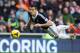 SUNDERLAND, ENGLAND - JANUARY 18: Dejan Lovren of Southampton dives to head the ball during the Barclays Premier League match between Sunderland and Southampton at Stadium of Light on January 18, 2014 in Sunderland, England. (Photo by Chris Brunskill/Getty Images)