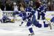 Tampa Bay Lightning center Steven Stamkos (91) before Game 2 of a first-round NHL hockey playoff series against the Montreal Canadiens Friday, April 18, 2014, in Tampa, Fla. (AP Photo/Chris O'Meara)
