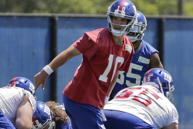 Manning: Ankle Is '100%,' Eager to Run McAdoo's Offense