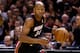 SAN ANTONIO, TX - JUNE 15: Ray Allen #34 of the Miami Heat drives to the basket against the San Antonio Spurs during Game Five of the 2014 NBA Finals at the AT&T Center on June 15, 2014 in San Antonio, Texas. NOTE TO USER: User expressly acknowledges and agrees that, by downloading and or using this photograph, User is consenting to the terms and conditions of the Getty Images License Agreement. (Photo by Andy Lyons/Getty Images)
