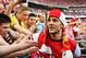 LONDON, ENGLAND - MAY 17: Jack Wilshere of Arsenal celebrates victory with fans after the FA Cup with Budweiser Final match between Arsenal and Hull City at Wembley Stadium on May 17, 2014 in London, England. (Photo by Shaun Botterill/Getty Images)