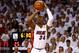 MIAMI, FL - JUNE 12: Ray Allen #34 of the Miami Heat takes a shot against the San Antonio Spurs during Game Four of the 2014 NBA Finals at American Airlines Arena on June 12, 2014 in Miami, Florida. NOTE TO USER: User expressly acknowledges and agrees that, by downloading and or using this photograph, User is consenting to the terms and conditions of the Getty Images License Agreement. (Photo by Andy Lyons/Getty Images)