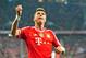 Munich's Mario Mandzukic of Croatia celebrates after scoring during the German soccer cup, DFB Pokal, semifinal soccer match between FC Bayern Munich and FC Kaiserslautern in the Allianz Arena in Munich, Germany, on Wednesday, April 16. 2014. (AP Photo/Kerstin Joensson)
