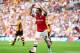 LONDON, ENGLAND - MAY 17: Santi Cazorla of Arsenal reacts during the FA Cup with Budweiser Final match between Arsenal and Hull City at Wembley Stadium on May 17, 2014 in London, England. (Photo by Clive Mason/Getty Images)