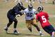 Jun 17, 2014; St. Louis, MO, USA; St. Louis Rams defensive end Michael Sam (96) runs through drills during minicamp at Rams Park. Mandatory Credit: Jeff Curry-USA TODAY Sports