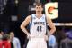 MINNEAPOLIS, MN - April 16: Kevin Love #42 of the Minnesota Timberwolves stands on the court against the Utah Jazz on April 16, 2014 at Target Center in Minneapolis, Minnesota. NOTE TO USER: User expressly acknowledges and agrees that, by downloading and or using this Photograph, user is consenting to the terms and conditions of the Getty Images License Agreement. Mandatory Copyright Notice: Copyright 2014 NBAE (Photo by Jordan Johnson/NBAE via Getty Images)