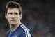 Argentina's Lionel Messi looks back as he goes up to get his runner-up medal after the World Cup final soccer match between Germany and Argentina at the Maracana Stadium in Rio de Janeiro, Brazil, Sunday, July 13, 2014. Germany won the match 1-0. (AP Photo/Matthias Schrader)