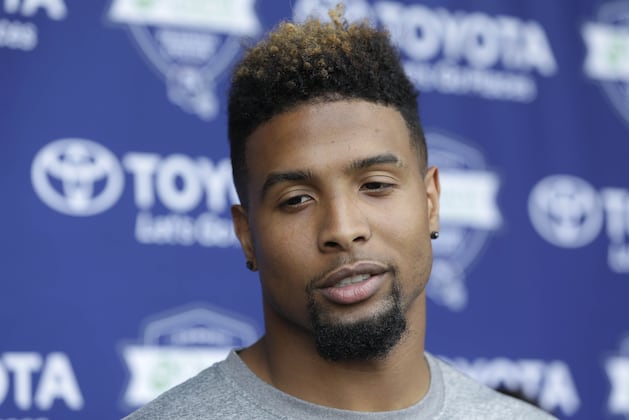Giants' Odell Beckham Still Not Practicing