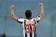UDINE, ITALY - DECEMBER 02: Roberto Pereyra of Udinese celebrate after scoring his opening goal during the Serie A match between Udinese Calcio and Cagliari Calcio at Stadio Friuli on December 2, 2012 in Udine, Italy. (Photo by Dino Panato/Getty Images)