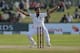 South African bowler Imran Tahir unsuccessfully appeals for the wicket of Sri Lankan batsman Angelo Mathews during the third day of the first test cricket match between Sri Lanka and South Africa in Galle, Sri Lanka, Friday, July 18, 2014. (AP Photo/Eranga Jayawardena)