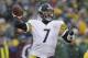 Pittsburgh Steelers' Ben Roethlisberger throws during the first half of an NFL football game against the Green Bay Packers Sunday, Dec. 22, 2013, in Green Bay, Wis. (AP Photo/Jeffrey Phelps)