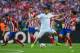 LISBON, PORTUGAL - MAY 24: Sami Khedira of Real Madrid and Tiago of Club Atletico de Madrid battle for the ball uring the UEFA Champions League Final between Real Madrid and Atletico de Madrid at Estadio da Luz on May 24, 2014 in Lisbon, Portugal. (Photo by Michael Regan/Getty Images)