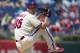 Philadelphia Phillies starting pitcher Cole Hamels pitches during the fourth inning of a baseball game against the San Francisco Giants, Thursday, July 24, 2014, in Philadelphia. The Phillies won 2-1. (AP Photo/Chris Szagola)