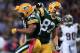 ST LOUIS, MO - OCTOBER 21: Wide receiver Randall Cobb #18 of the Green Bay Packers celebrates his 39 yard touchdown reception against the St. Louis Rams with wide receiver Jordy Nelson #87 of the Green Bay Packers in the fourth quarter at Edward Jones Dome on October 21, 2012 in St Louis, Missouri. The Packers defeated the Rams 30-20. (Photo by Doug Pensinger/Getty Images)
