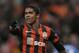 Shakhtar Donetsk's Douglas Costa celebrates after scoring during the Champions League group A soccer match between Real Sociedad and FC Shakhtar Donetsk at the Donbas Arena stadium in Donetsk, Ukraine, Ukraine, Wednesday, Nov. 27, 2013. (AP Photo/Efrem Lukatsky)