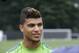 Seattle Sounders FC's DeAndre Yedlin talks to the media, Monday, July 7, 2014, following training with his team in Tukwila, Wash. Yedlin rejoined the Sounders on Monday after playing on the U.S. Men's National Team in the World Cup and he is expected to be available for both of Seattle's matches this week against rival Portland — in the U.S. Open Cup on Wednesday and then in MLS play Sunday. Yedlin did not comment directly on reports coming from Italy about a pending deal that would see the 20-year-old defender move to AS Roma in 2015 after completing this season with Seattle. (AP Photo/Ted S. Warren)