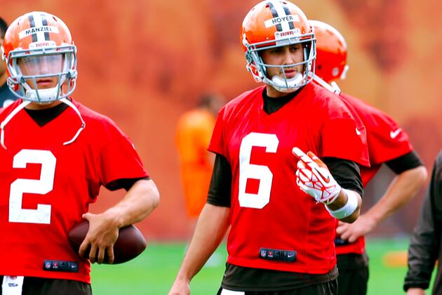 Johnny Manziel vs. Brian Hoyer: Latest Updates on Cleveland Browns' QB Battle