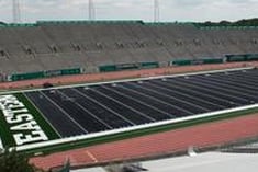 Gray Turf Installation Underway at EMU 'S Stadium
