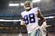 ARLINGTON, TX - DECEMBER 29: Dez Bryant #88 of the Dallas Cowboys runs off of the field in the second half against the Philadelphia Eagles at Cowboys Stadium on December 29, 2013 in Arlington, Texas. (Photo by Ronald Martinez/Getty Images)
