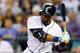 Seattle Mariners' Robinson Cano waits for a pitch during his at-bat in the sixth inning of a baseball game against the New York Mets, Tuesday, July 22, 2014 in Seattle. Cano lined out on the play. (AP Photo)