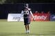 Houston Texans wide receiver Andre Johnson (80) walks on the field during an NFL football training camp practice Sunday, July 27, 2014, in Houston. (AP Photo/David J. Phillip)