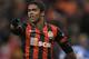 Shakhtar Donetsk's Douglas Costa celebrates after scoring during the Champions League group A soccer match between Real Sociedad and FC Shakhtar Donetsk at the Donbas Arena stadium in Donetsk, Ukraine, Ukraine, Wednesday, Nov. 27, 2013. (AP Photo/Efrem Lukatsky)