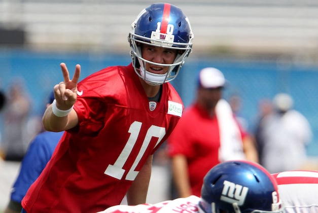 Giants Set Lofty 70 Percent Goal for Manning