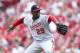CINCINNATI, OH - JULY 27: Rafael Soriano #29 of the Washington Nationals pitches in the ninth inning of the game against the Cincinnati Reds at Great American Ball Park on July 27, 2014 in Cincinnati, Ohio. The Nationals won 4-2. (Photo by Joe Robbins/Getty Images)
