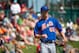 LAKE BUENA VISTA, FL - MARCH 03: Noah Syndergaard #55 of the New York Mets looks on during the game against the Atlanta Braves at Champion Stadium on March 3, 2014 in Lake Buena Vista, Florida. (Photo by Rob Foldy/Getty Images)