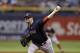 Boston Red Sox starting pitcher Jon Lester during the first inning of a baseball game against the Tampa Bay Rays Friday, July 25, 2014, in St. Petersburg, Fla. (AP Photo/Chris O'Meara)
