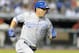 CLEVELAND, OH - JULY 5: Danny Valencia #19 of the Kansas City Royals round out a home run during the sixth inning against the Cleveland Indians at Progressive Field on July 5, 2014 in Cleveland, Ohio.(Photo by Jason Miller/Getty Images)