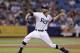 Tampa Bay Rays starting pitcher David Price delivers to the Boston Red Sox during a baseball game Friday, July 25, 2014, in St. Petersburg, Fla. (AP Photo/Chris O'Meara)