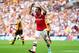 LONDON, ENGLAND - MAY 17: Santi Cazorla of Arsenal reacts during the FA Cup with Budweiser Final match between Arsenal and Hull City at Wembley Stadium on May 17, 2014 in London, England. (Photo by Clive Mason/Getty Images)