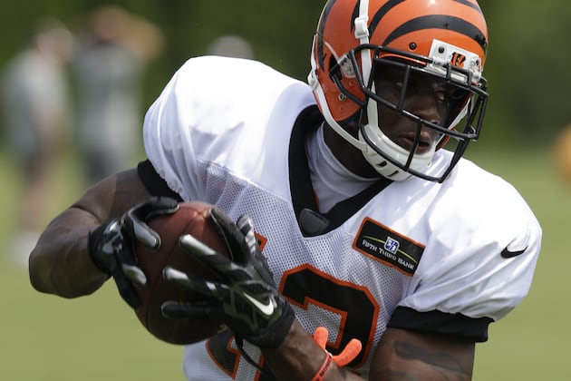 Bengals' Sanu Making Plays All over Training Field