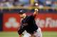 ST PETERSBURG, FL - JULY 25: Jon Lester #31 of the Boston Red Sox pitches during the first inning against the Tampa Bay Rays at Tropicana Field on July 25, 2014 in St Petersburg, Florida. (Photo by Scott Iskowitz/Getty Images)