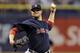 Boston Red Sox starting pitcher Jon Lester delivers to the Tampa Bay Rays during the first inning of a baseball game Friday, July 25, 2014, in St. Petersburg, Fla. (AP Photo/Chris O'Meara)