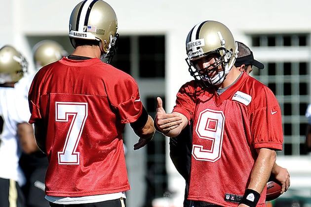 Saints QB Competition Draws out Best in Brees, Teammates