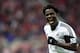 Swansea City's Wilfried Bony celebrates his goal during their English Premier League soccer match against Sunderland at the Stadium of Light, Sunderland, England, Sunday, May 11, 2014. (AP Photo/Scott Heppell)