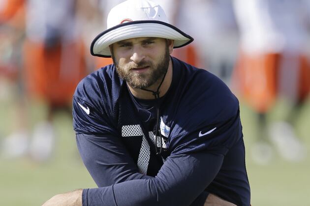 Long Cleared for Action, Britton Carted off at Bears' Practice