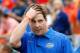 JACKSONVILLE, FL - NOVEMBER 02: Head coach Will Muschamp of the Florida Gators watches the action during the game against the Georgia Bulldogs at EverBank Field on November 2, 2013 in Jacksonville, Florida. (Photo by Sam Greenwood/Getty Images)