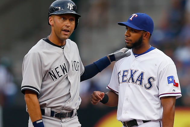 Andrus Strives to Emulate Jeter, His Idol