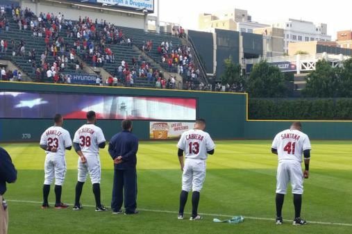 Photo: Indians Wear Socks Up in Honor of Masterson
