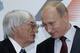 Russian Prime Minister Vladimir Putin, right, and Formula One chief Bernie Ecclestone talk during a signing ceremony in the Black Sea resort of Sochi, southern Russia, Thursday, Oct. 14, 2010. Ecclestone signed a contract with Russian officials giving Sochi the right to host the Grand Prix from 2014, the same year the city hosts the Winter Olympics. (AP Photo/RIA-Novosti, Alexei Druzhinin, Pool)