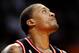 Jan 26, 2014; Miami, FL, USA; Miami Heat small forward Michael Beasley (8) during the second half against the San Antonio Spurs at American Airlines Arena. Mandatory Credit: Steve Mitchell-USA TODAY Sports