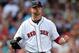 BOSTON, MA - JULY 20: Jon Lester #31 of the Boston Red Sox reacts after getting out of trouble in the sixth inning against the Kansas City Royals at Fenway Park on July 20, 2014 in Boston, Massachusetts. (Photo by Jim Rogash/Getty Images)