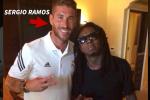 Lil' Wayne Hangs Out With Madrid Players 